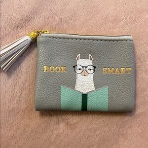 Llama Coin Purse Pouch with Tassel